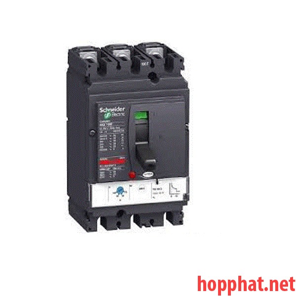circuit breaker Compact NSX100H - Micrologic 2.2 - 100 A - 3 poles 3d