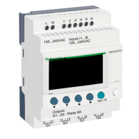10 I/O, 120-240Vac, 6 inputs, 4 relay outputs, with clock