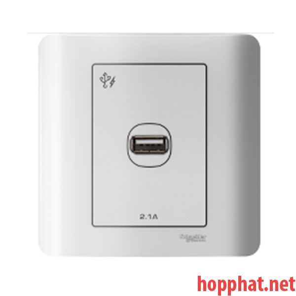 Cổng sạc USB đơn 5V DC màu trắng