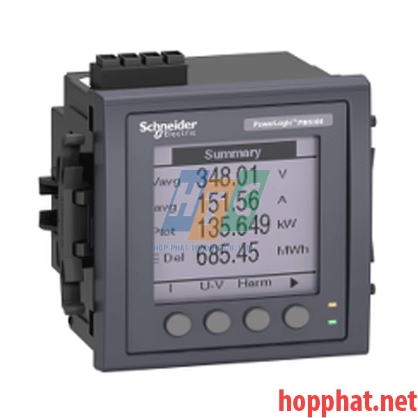 Đồng hồ 4 biểu giá PM5000, độ chính xác 0,5%, đo sóng hài - 31 bậc, modbus RS485 - METSEPM5310