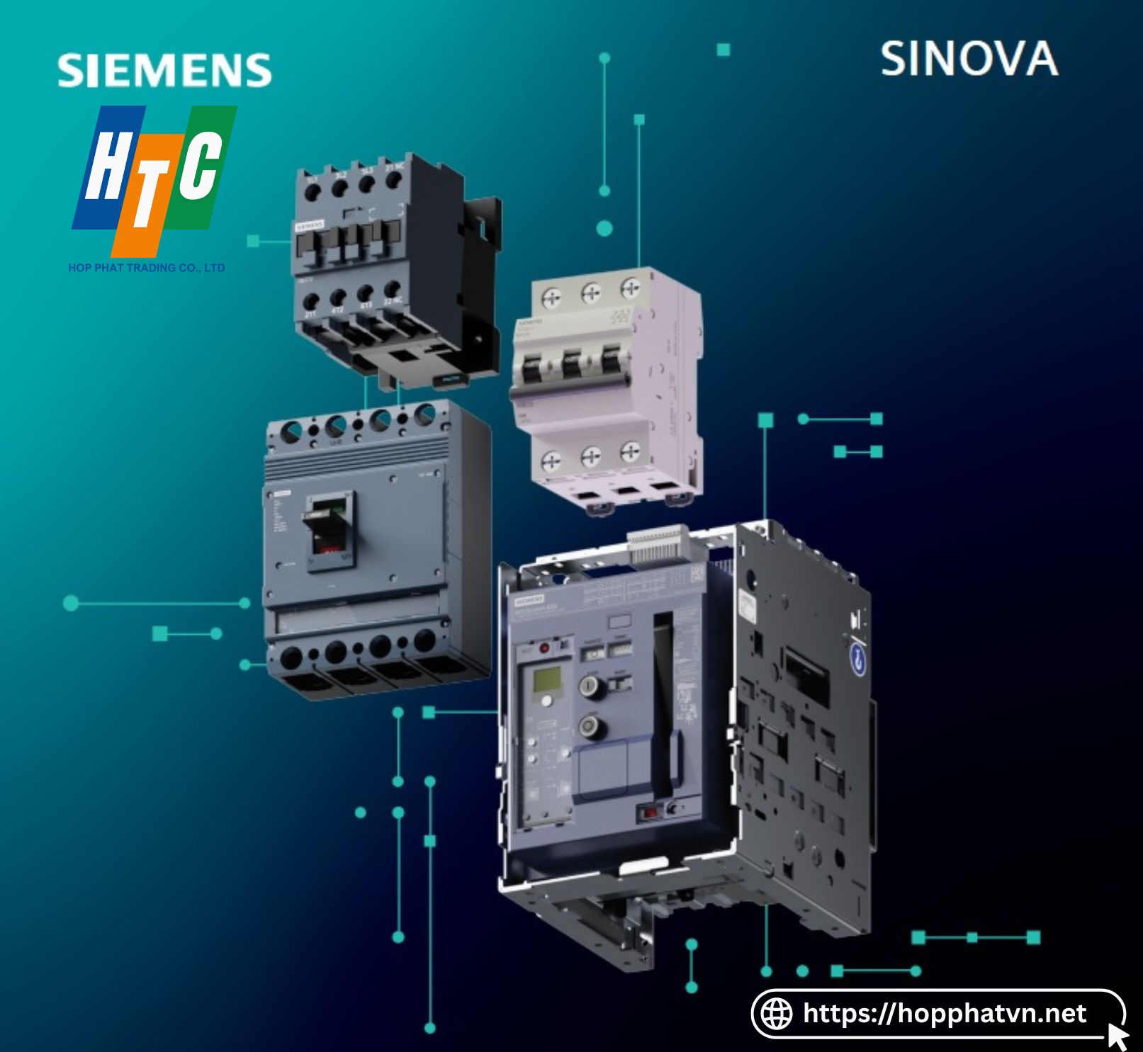 Hợp Phát – Nhà phân phối chính hãng thiết bị điện Siemens tại Việt Nam